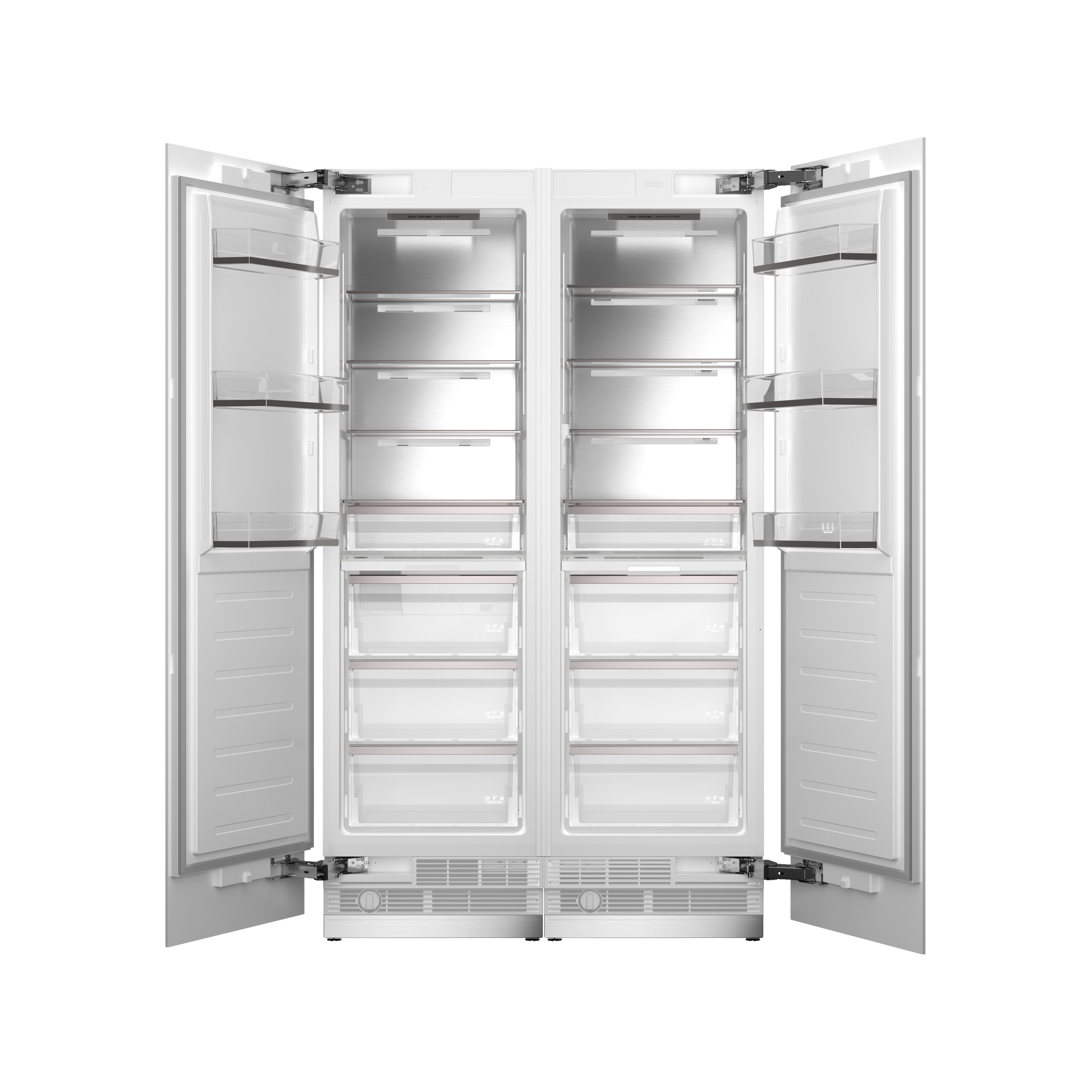 ΨΥΓΕΙΟΚΑΤΑΨΥΚΤΗΣ BERTAZZONI RFL6060S5FPNS | ΕΝΤΟΙΧΙΖΟΜΕΝΟΣ SIDEbySIDE | PREMIUM SLOT-IN